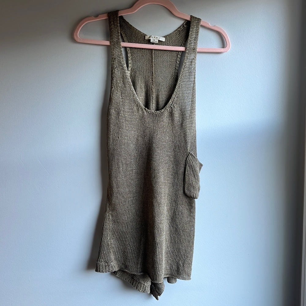 Duffy linen knit tank